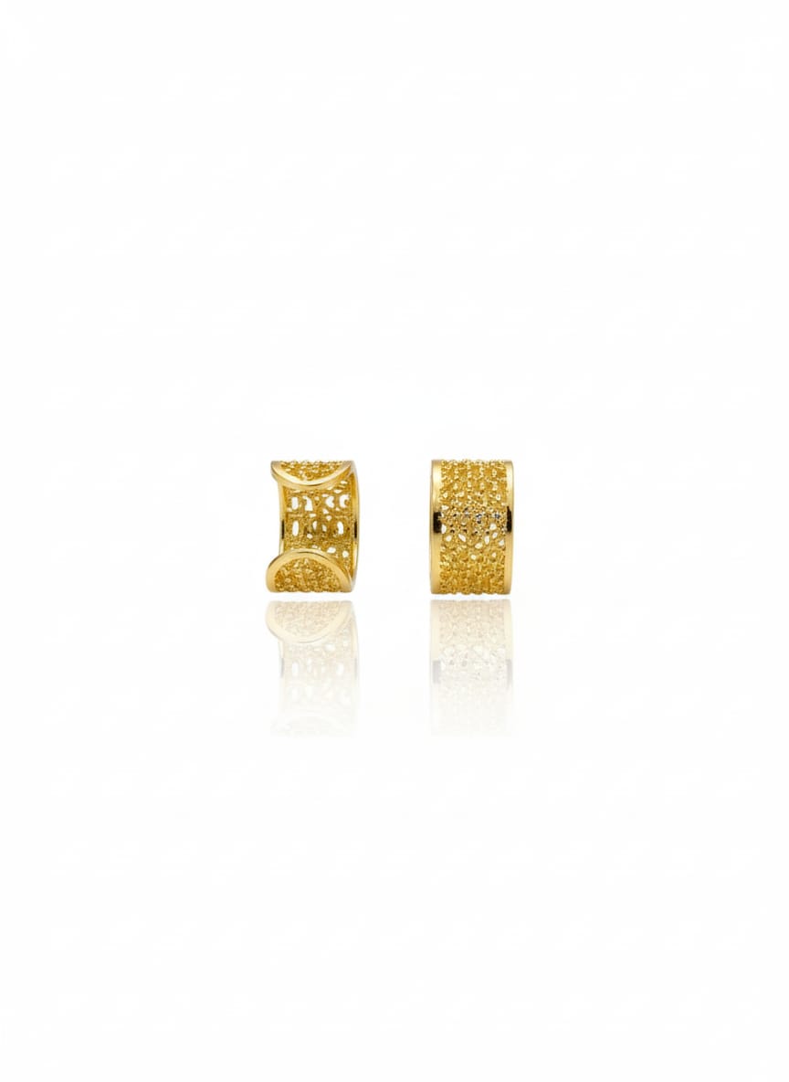 Aretes Correctores en baño de oro de 24k